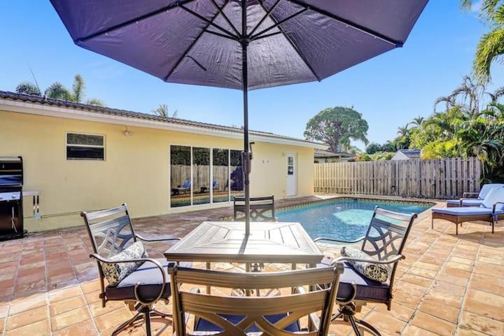 Beautiful 4 Bedrooms/Pool/Walk To Beach Deerfield Beach Eksteriør bilde