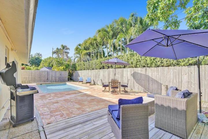 Beautiful 4 Bedrooms/Pool/Walk To Beach Deerfield Beach Eksteriør bilde