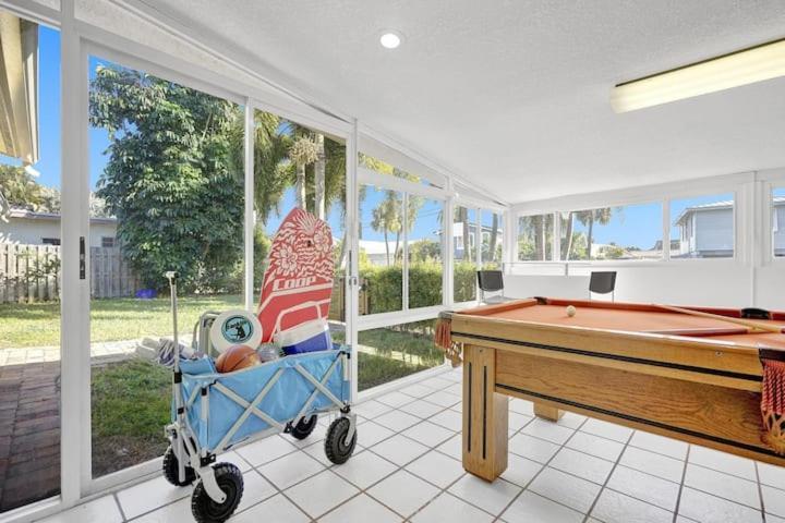 Beautiful 4 Bedrooms/Pool/Walk To Beach Deerfield Beach Eksteriør bilde