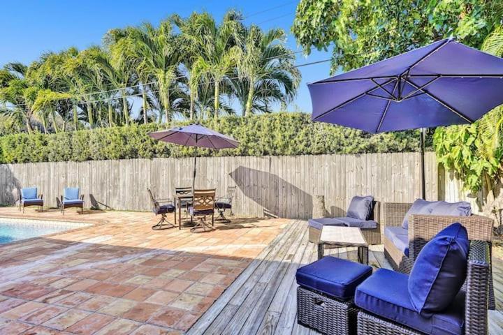 Beautiful 4 Bedrooms/Pool/Walk To Beach Deerfield Beach Eksteriør bilde