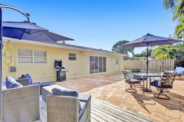 Beautiful 4 Bedrooms/Pool/Walk To Beach Deerfield Beach Eksteriør bilde